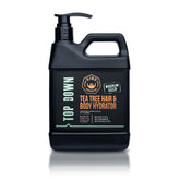 GIBS Tea Tree Hair & Body Hydrator bottle provides head-to-toe hydration for hair and skin.