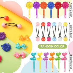 Pinzas flor pequeñas de Giegxin, perfectas para crear peinados coloridos y definidos.