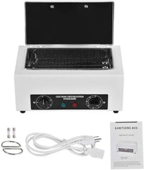 Giff 300W NV-210 sterilizer front view for fast dry-heat disinfection of metal tools.