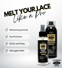 Gift set packaging image highlighting two-piece wig adhesion system by EBIN NEW YORK