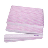 GigaGround 80/80 grit nail files, double-sided for fast shaping.