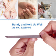 GigaGround nail file with anti-slip handle for comfortable control