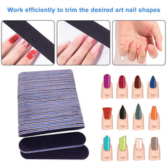 GigaGround emery board nail filer compact and portable for on the go
