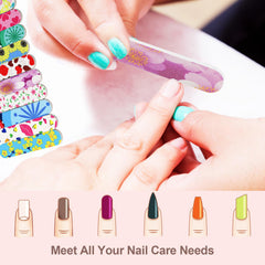 GigaGround emery boards travel size for portable, easy nail care anywhere.