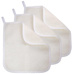 GigaGround exfoliating washcloth dual side texture for body and face exfoliation