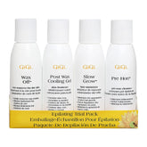 GiGi Post Waxing Essentials Kit packaging front view for salon-grade results