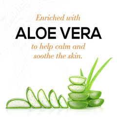 GiGi Wax Off remover with aloe highlights skin hydration after waxing.