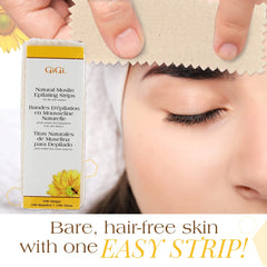 GIGI epilating strips small packaging with 100 strips included