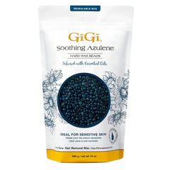GIGI hard wax beads pack shot, highlighting value for at-home waxing.