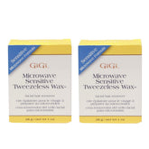 GIGI microwave tweezeless wax jar 1oz for fast, painless at-home hair removal