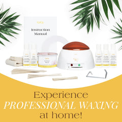 GIGI Mini Pro Waxing Kit pre/post waxing solutions for comfort and care.