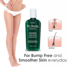 GIGI No Bump with salicylic acid gently exfoliates pores.