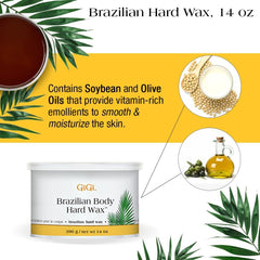Gigi post-wax cooling gel 2oz softens skin after treatment