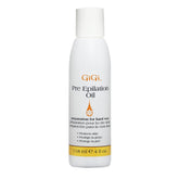 GIGI pre-wax epilation oil bottle prepares skin for waxing.