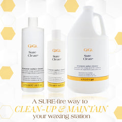 GIGI Sure Clean Wax Remover removes wax buildup from a wax warmer for better performance.