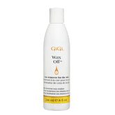 GIGI Wax Off gel bottle with aloe vera for soothing post-wax hydration.