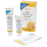 GIGI facial hair removal cream applied to the face for smooth, gentle results