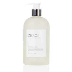 Gilchrist & Soames Zero% gel bottle front with paraben- and sulfate-free cleansing.