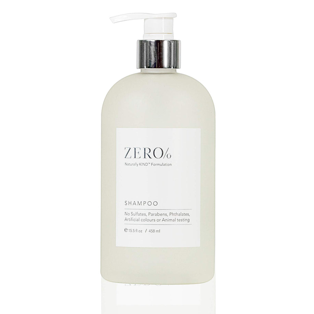 Gilchrist & Soames Zero% Shampoo bottle pour enables easy daily cleansing.