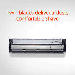 Gillette AltraPlus easy-loading system speeds blade changes.