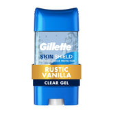 Gillette antitranspirante gel claro en aplicación diaria, protección visible desde la primera pasada.