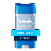 Gillette Clear Gel bottle front for all-day invisible protection