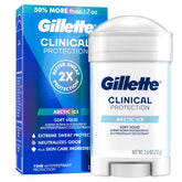 Gillette Clinical para hombres, bote desodorante con protección duradera.