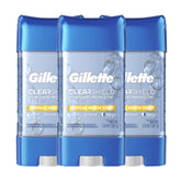 Desodorante Gillette: gel claro, 72h, protección contra sudor y olor