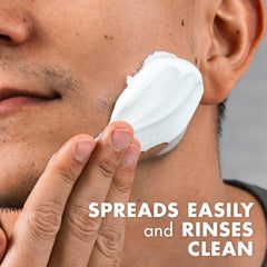 Gillette Foamy Regular Shaving Cream softens facial hair for closer razoring