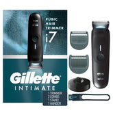 Gillette i7 Intimate trimmer with two combs for safer, even trims.