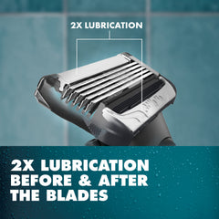 Gillette Intimate Razor flexball contours to reach curves and hard to reach spots