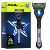 Gillette Labs Cowboys Edition handle with ergonomic grip for comfortable shaves