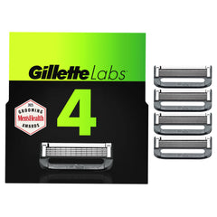 Gillette Labs exfoliating bar razor refill close-up for smoother prep and comfort.