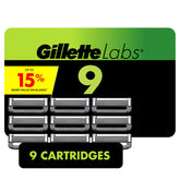 GilletteLabs razor blade refills 9 count deliver consistent closeness for daily shaves