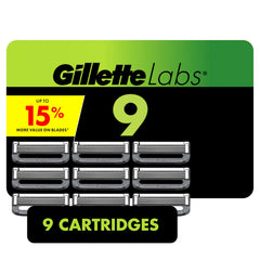 GilletteLabs razor blade refills 9 count deliver consistent closeness for daily shaves