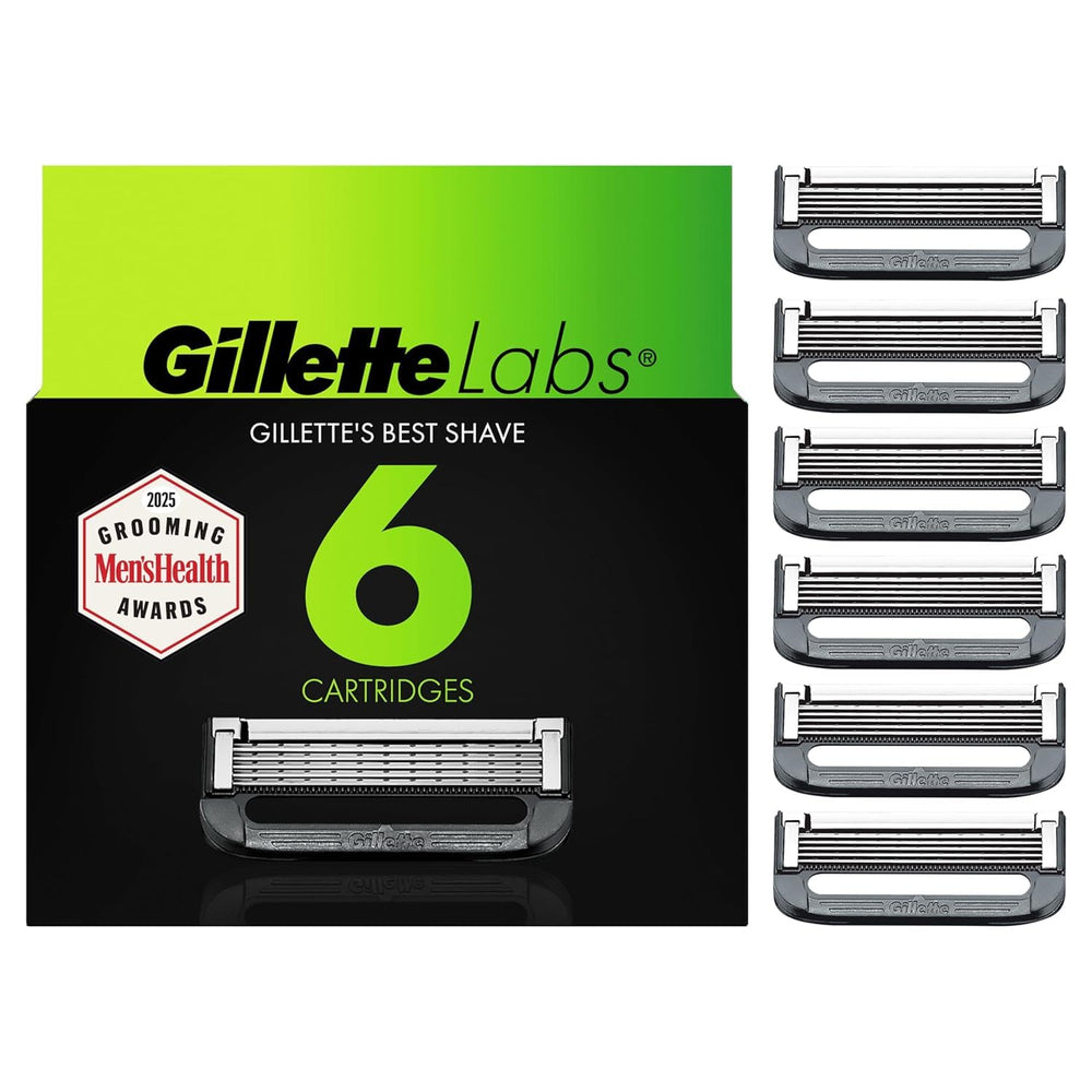 GilletteLabs universal blade refill fits Exfoliating Bar razors for easy swaps