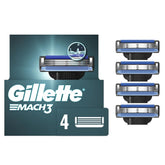Gillette Mach3 refill with upgraded Lubrastrip for smoother glide.