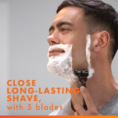 Gillette ProGlide refills with upgraded lubrastrip close-up for extra comfort