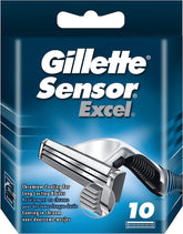 Gillette Sensor Excel cartridge close-up showing close shave design for smooth results