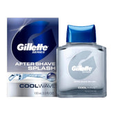 Gillette Series Cool Wave bottle pour for a crisp, alcohol-free aftershave