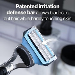 Gillette SkinGuard blade refill pack designed for sensitive skin.