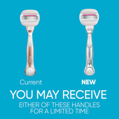 Gillette Venus ComfortGlide five-blade refill with diamond-like coating for a close shave
