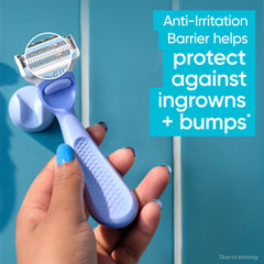 Gillette Venus Extra Smooth Sensitive Razor, extra-smooth-razor focus for sensitive skin.