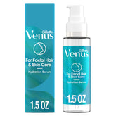 Gillette Venus Facial Hydration Serum bottle shown for post-dermaplaning hydration