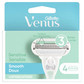 Gillette Venus Smooth Sensitive cartridges four-pack for gentle shaves