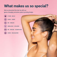 Banda elástica para cabello decolorado protege mechones con cuidado, GIMME Beauty.