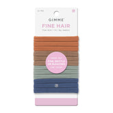 Bandas GIMME Beauty para cabello fino sin dentado, soporte suave para uso diario.