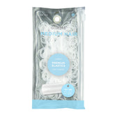 Gimme Beauty Elastic Stacks with 320 clear ties for secure braids and updos.
