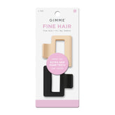 Gimme Beauty Fine Hair Extra Grip Clip with extra teeth for secure hold on thin hair.