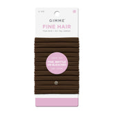 GIMME Beauty lazo elástico para cabello fino, sin dentado, sujeción suave para todo el día.